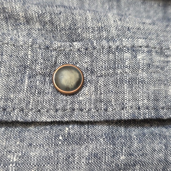 Patagonia Blue & White Mens Shirt.  Size XXL - Picture 13 of 13